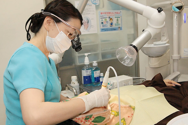 歯科衛生士によるデンタルフィットネス（定期検診）